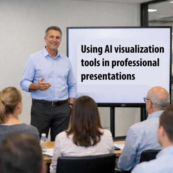 Artificial intelligence training courses - Sämling Solution Consulting Using AI visualization tools in professional presentations